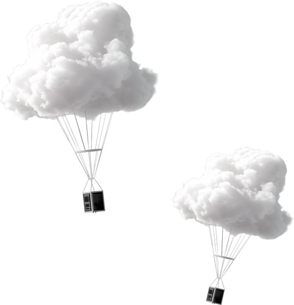 Connect directly to leading cloud platforms Image of a Servers in a globe