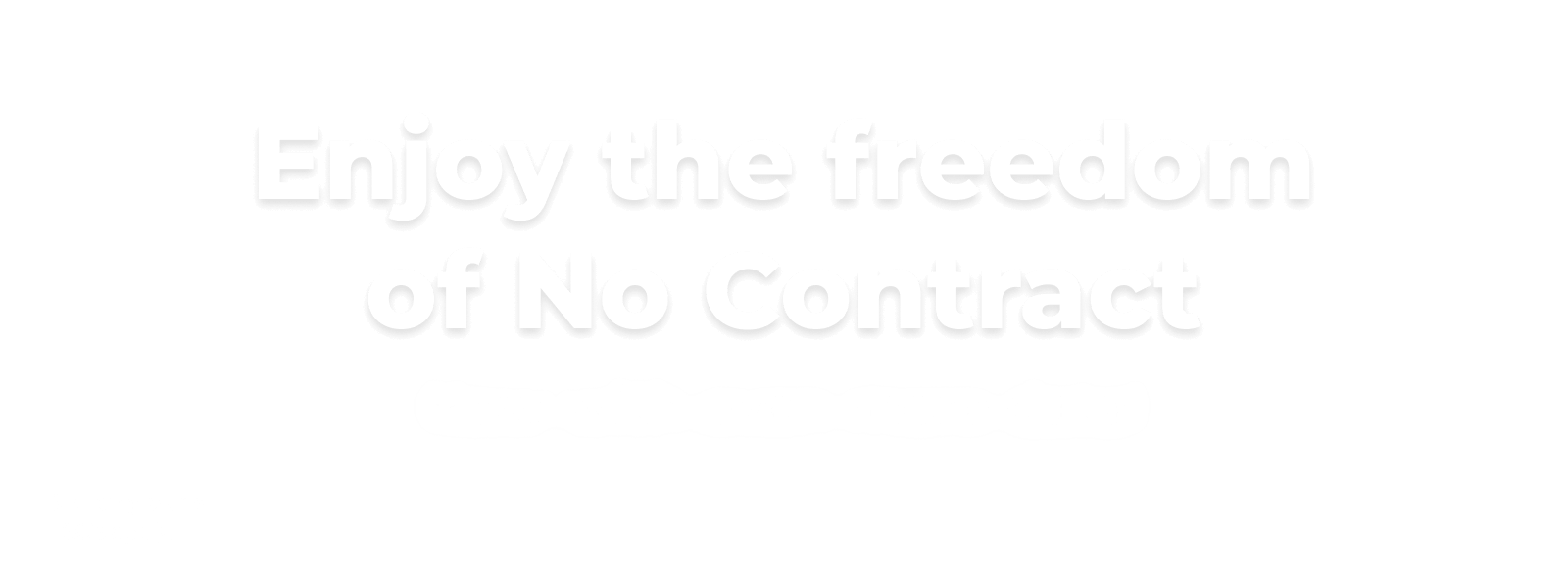 No Contract Banner